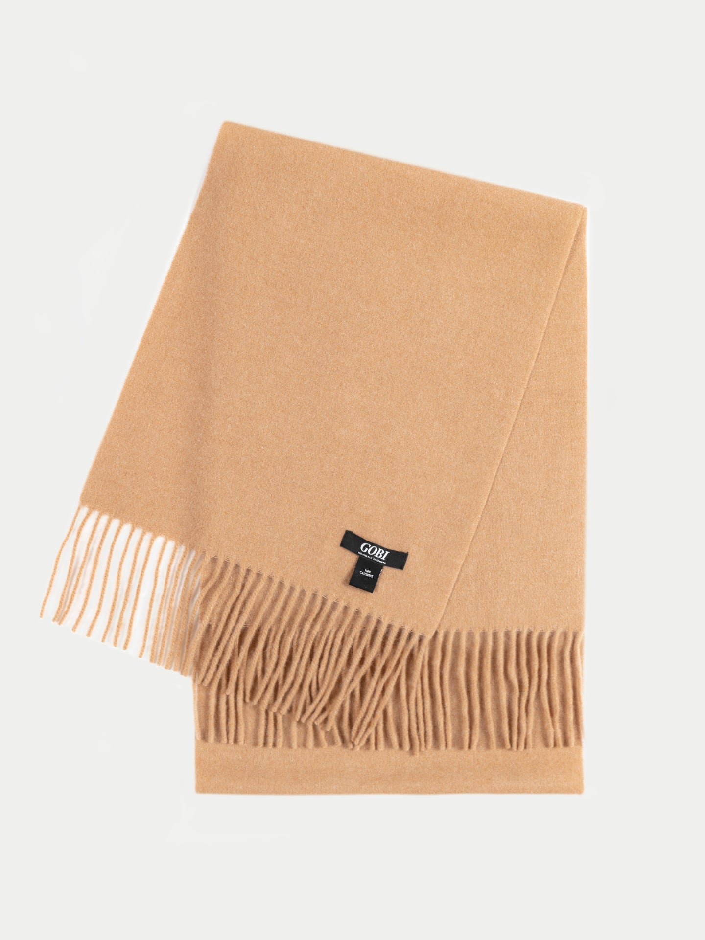 Unisex Cashmere Fringe Scarf Sheepskin - Gobi Cashmere