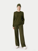 $99 Cashmere Hat & Sweater Set Capulet Olive - Gobi Cashmere #color_capulet-olive