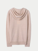 Beige hoodie back side on a light gray background #color_beige