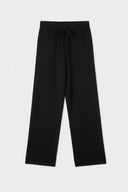 black pajama pants on a white background #color_black