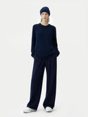 $99 Cashmere Hat & Sweater Navy - Gobi Cashmere #color_navy