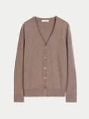 Organic Color Timeless Cashmere V-Neck Cardigan