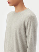 Essential Crewneck Cashmere Sweater Dawn Blue - Gobi Cashmere #color_dawn-blue