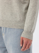 Essential Crewneck Cashmere Sweater Dawn Blue - Gobi Cashmere #color_dawn-blue
