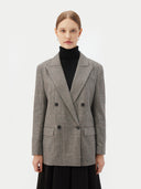closed up front view of a gray jacket #color_warm-grey