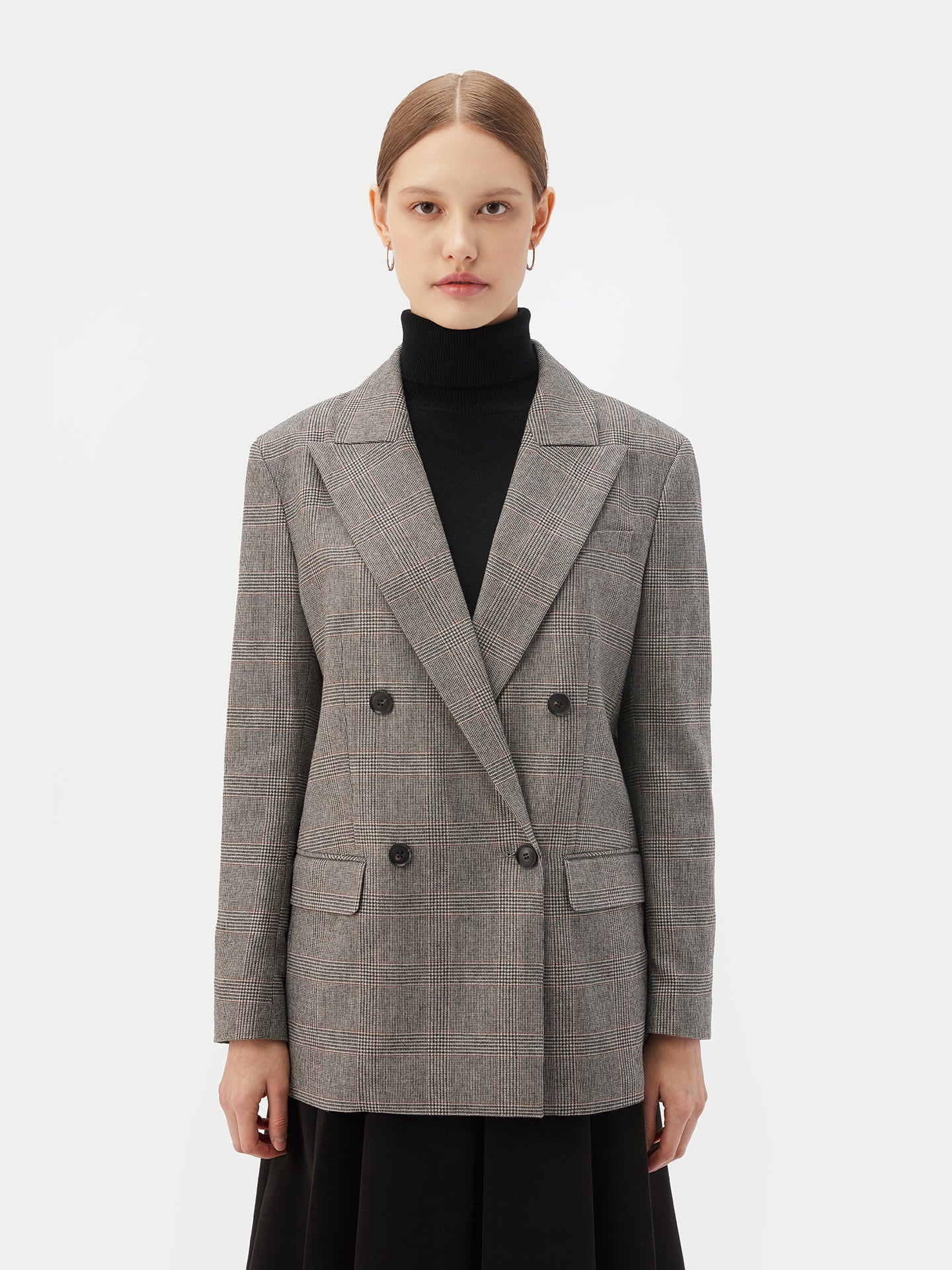 Double-Breasted Cashmere Blazer