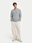 Essential Crewneck Cashmere Sweater Vapor Blue - Gobi Cashmere #color_vapor-blue
