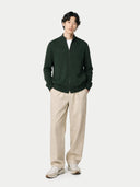 Essential Full-Zip Cashmere Cardigan Mountain View - Gobi Cashmere #color_mountain-view
