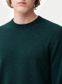 Essential Crewneck Cashmere Sweater Dark Green - Gobi Cashmere #color_dark-green