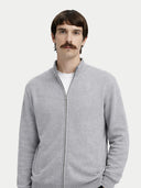 Essential Full-Zip Cashmere Cardigan Vapor Blue - Gobi Cashmere #color_vapor-blue