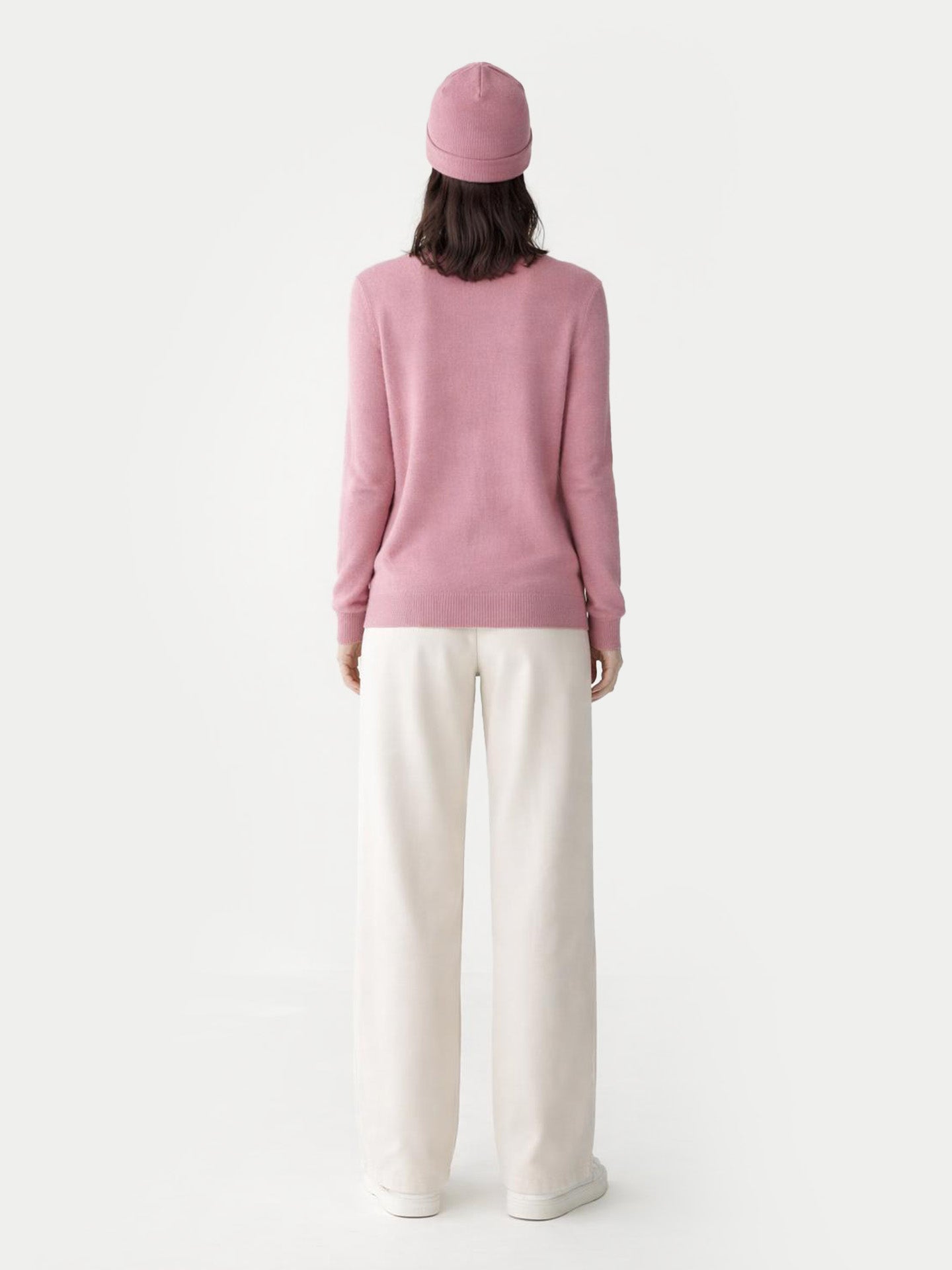 $99 Cashmere Hat & Sweater Lilas - Gobi Cashmere