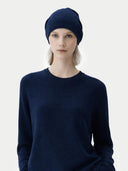 $99 Cashmere Hat & Sweater Navy - Gobi Cashmere #color_navy