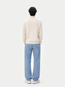 Organic Color Essential Cashmere Full-Zip Cardigan Off White - Gobi Cashmere #color_off-white