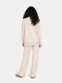 back view of a beige suit on a white background #color_dawn-blue