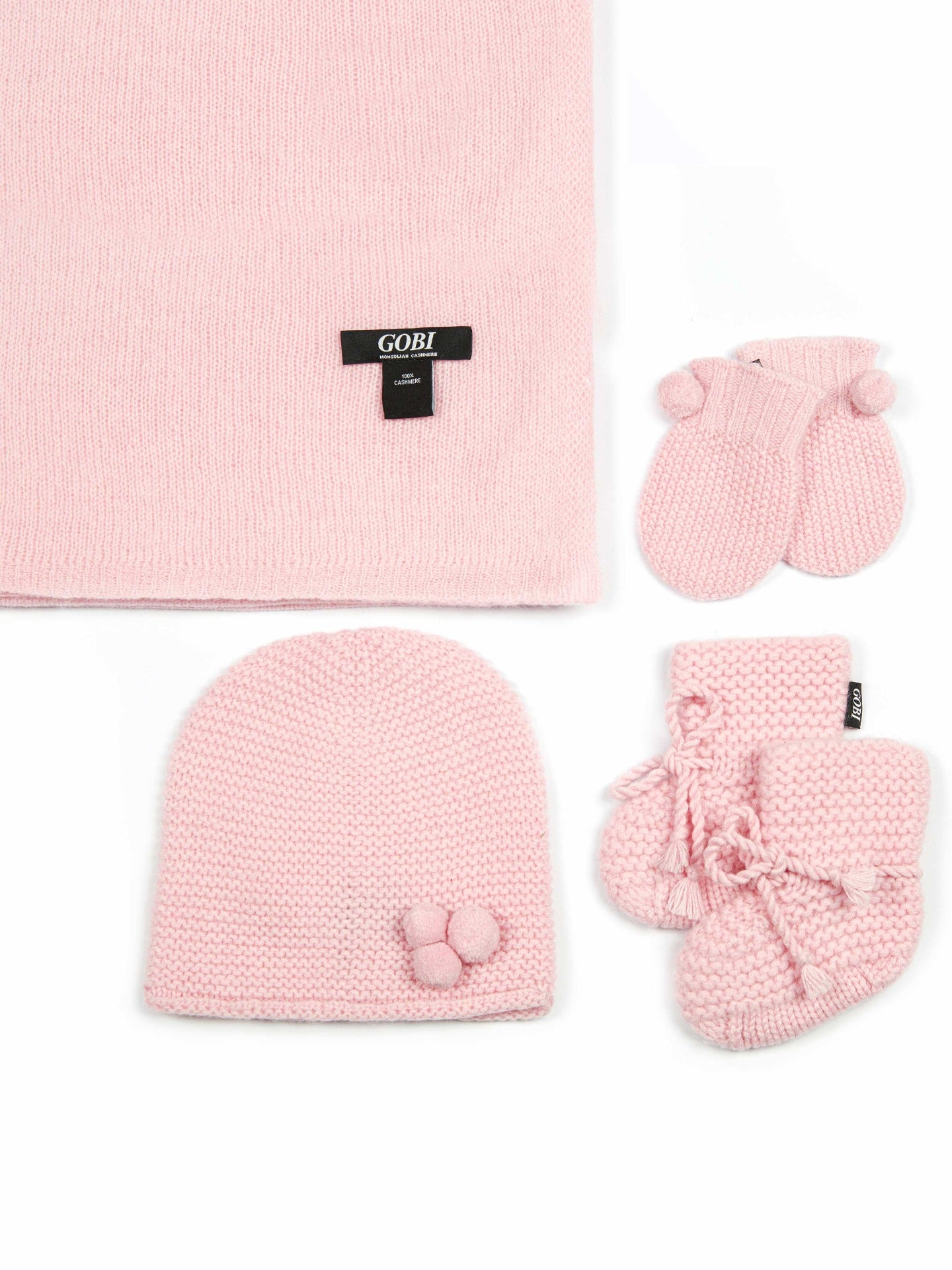 Unisex Cashmere Baby Set Almond Blossom - Gobi Cashmere