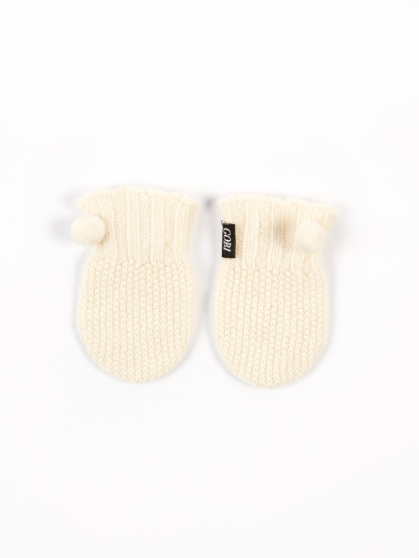 Unisex Cashmere Baby Set White - Gobi Cashmere