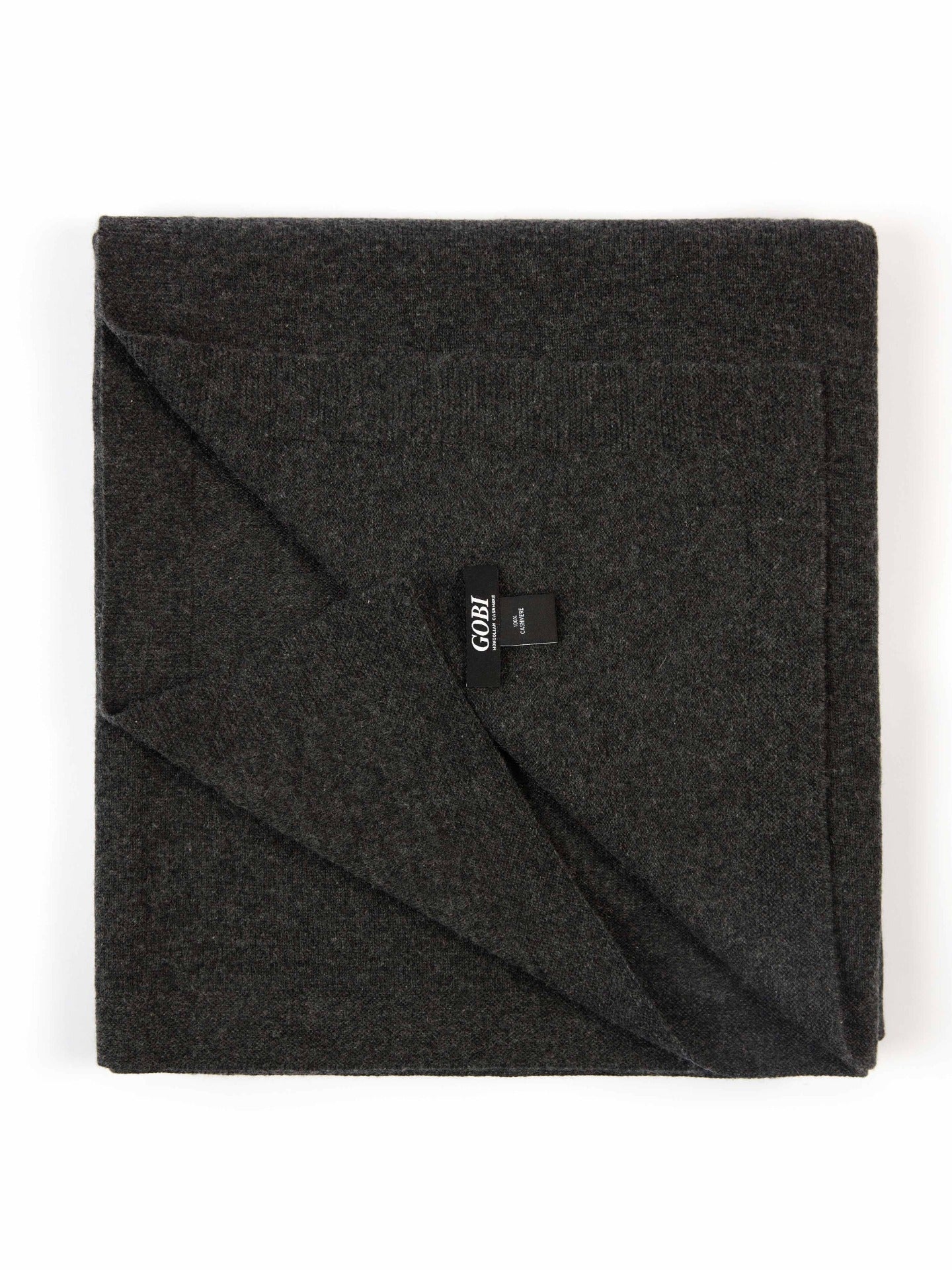 Unisex Cashmere Travel Set Charcoal - Gobi Cashmere