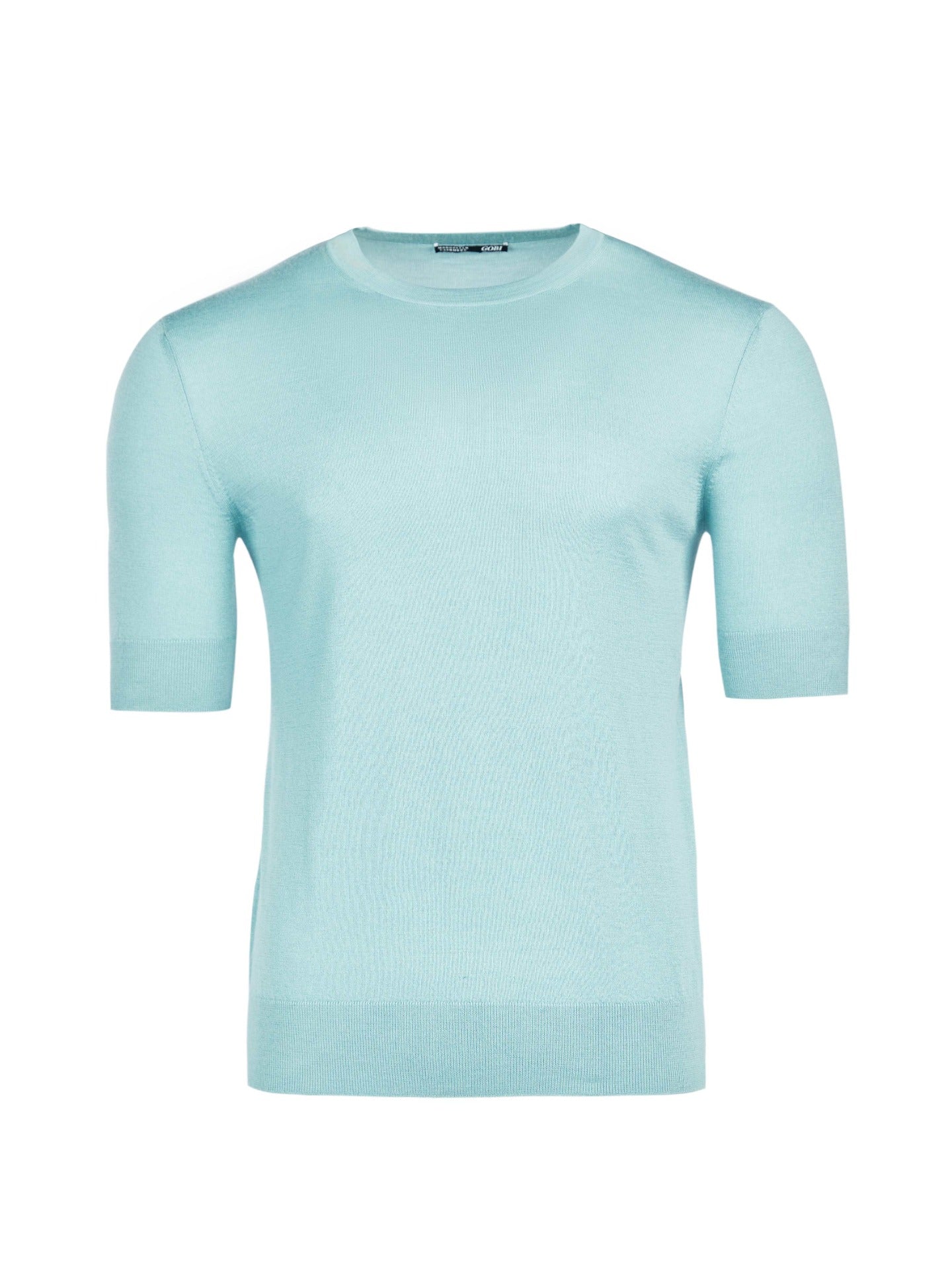 Men's Silk Cashmere T-Shirt Abyss - Gobi Cashmere