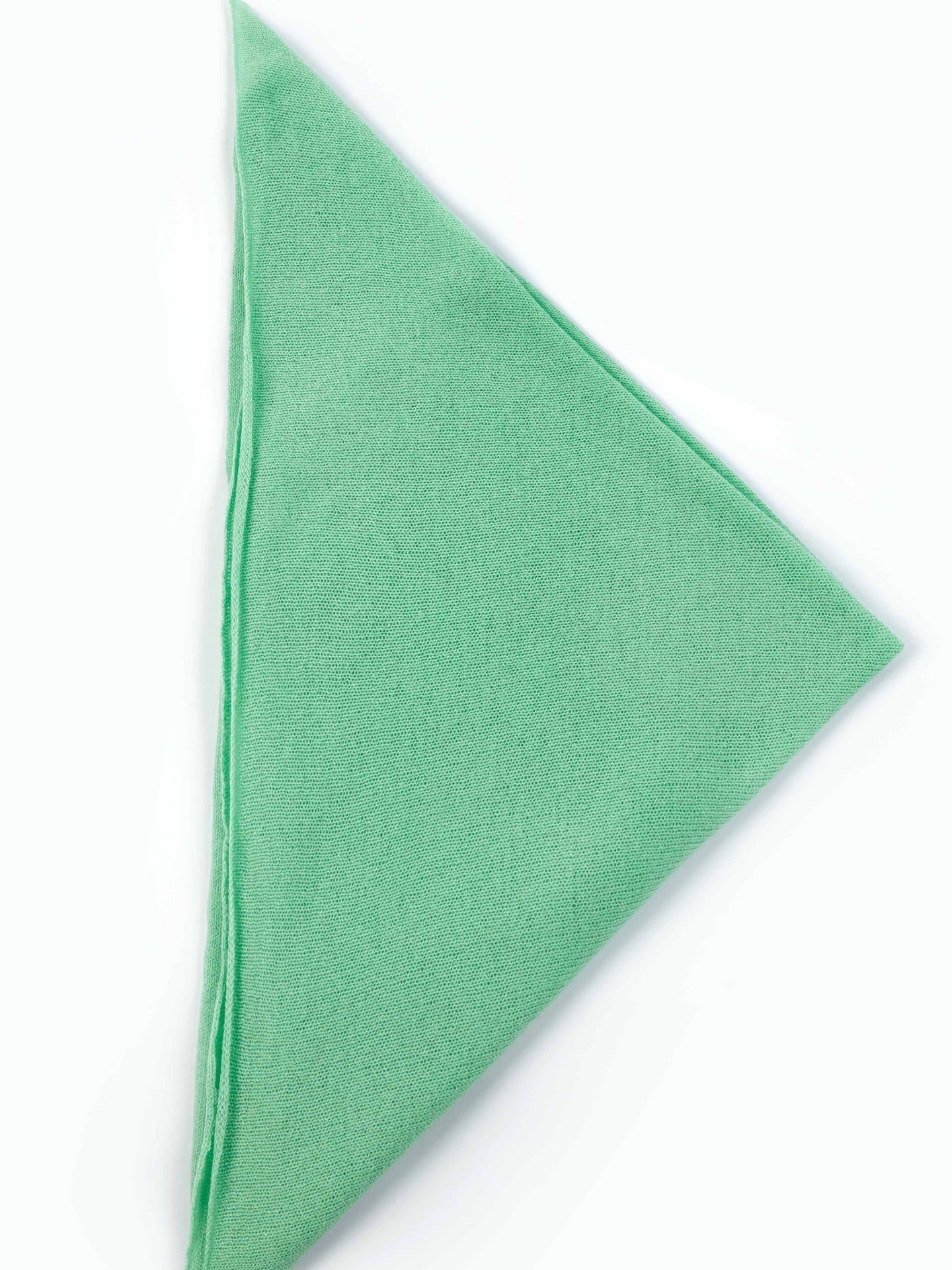 Cashmere Knit Triangle Scarf