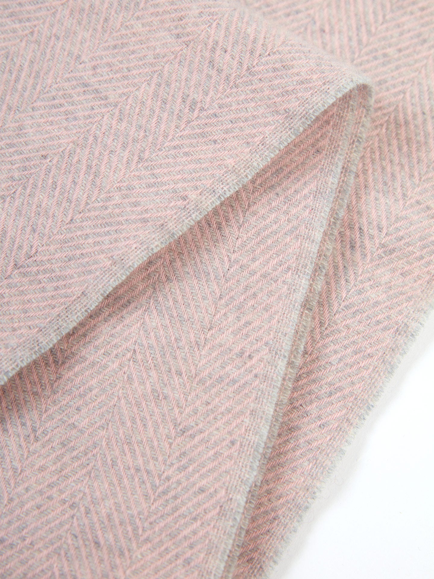 Unisex Cashmere Classic Check Scarf Blossom Pink - Gobi Cashmere