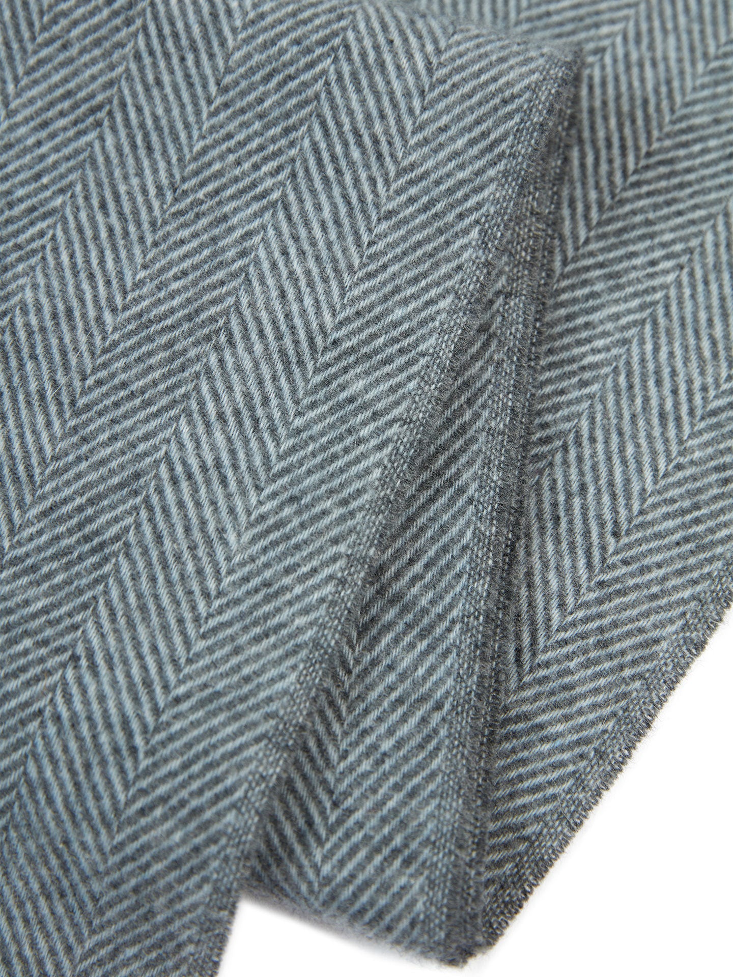 Men's Cashmere Classic Check Scarf Winter Sky - Gobi Cashmere