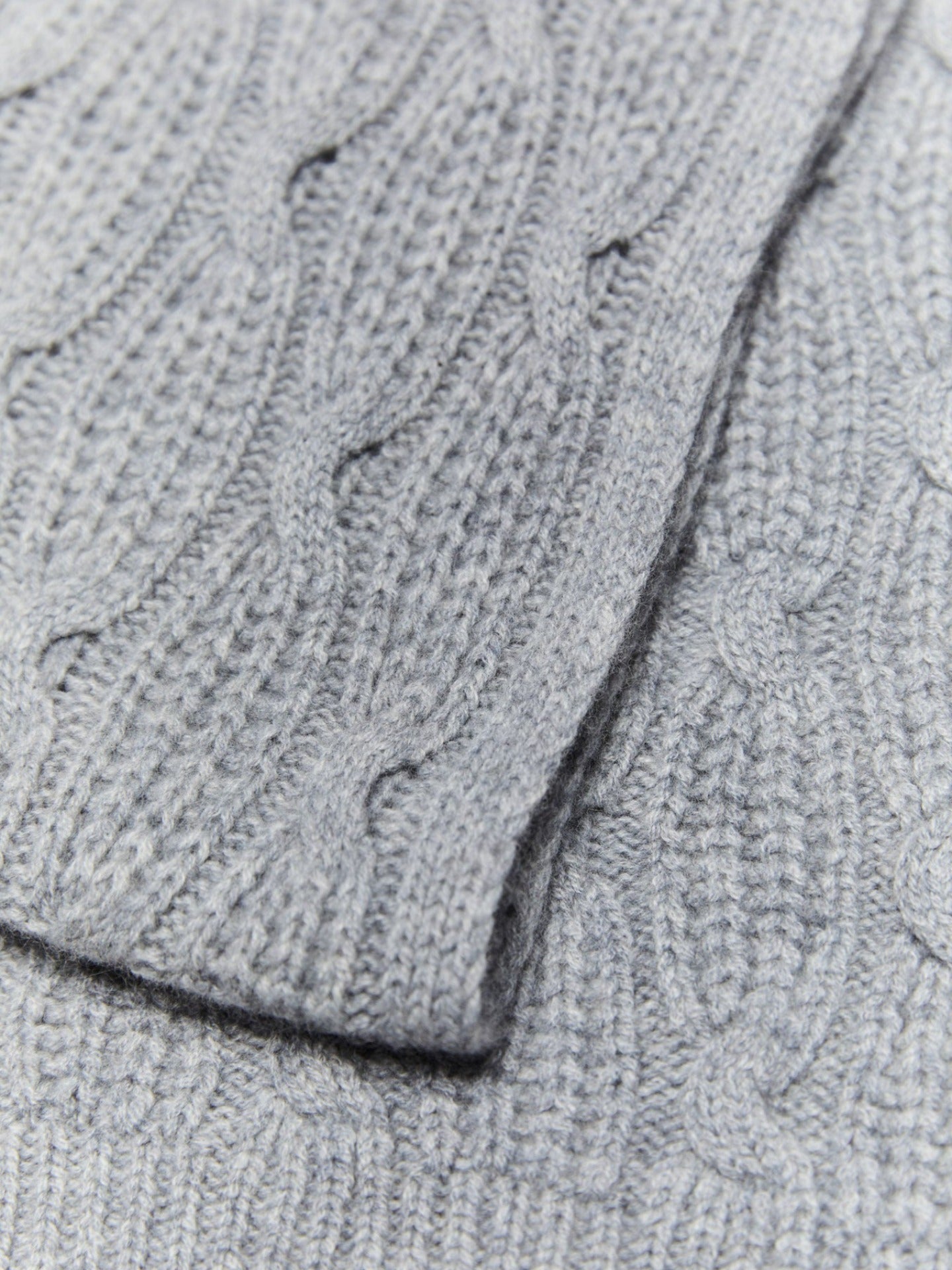 Women's Cashmere Cable Knit Hat and Scarf Set Vapor Blue -  Gobi Cashmere