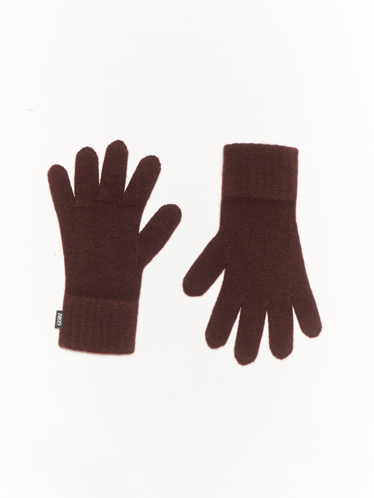 Women's Cashmere Basic Gloves Decadent Chocolate - Gobi Cashmere