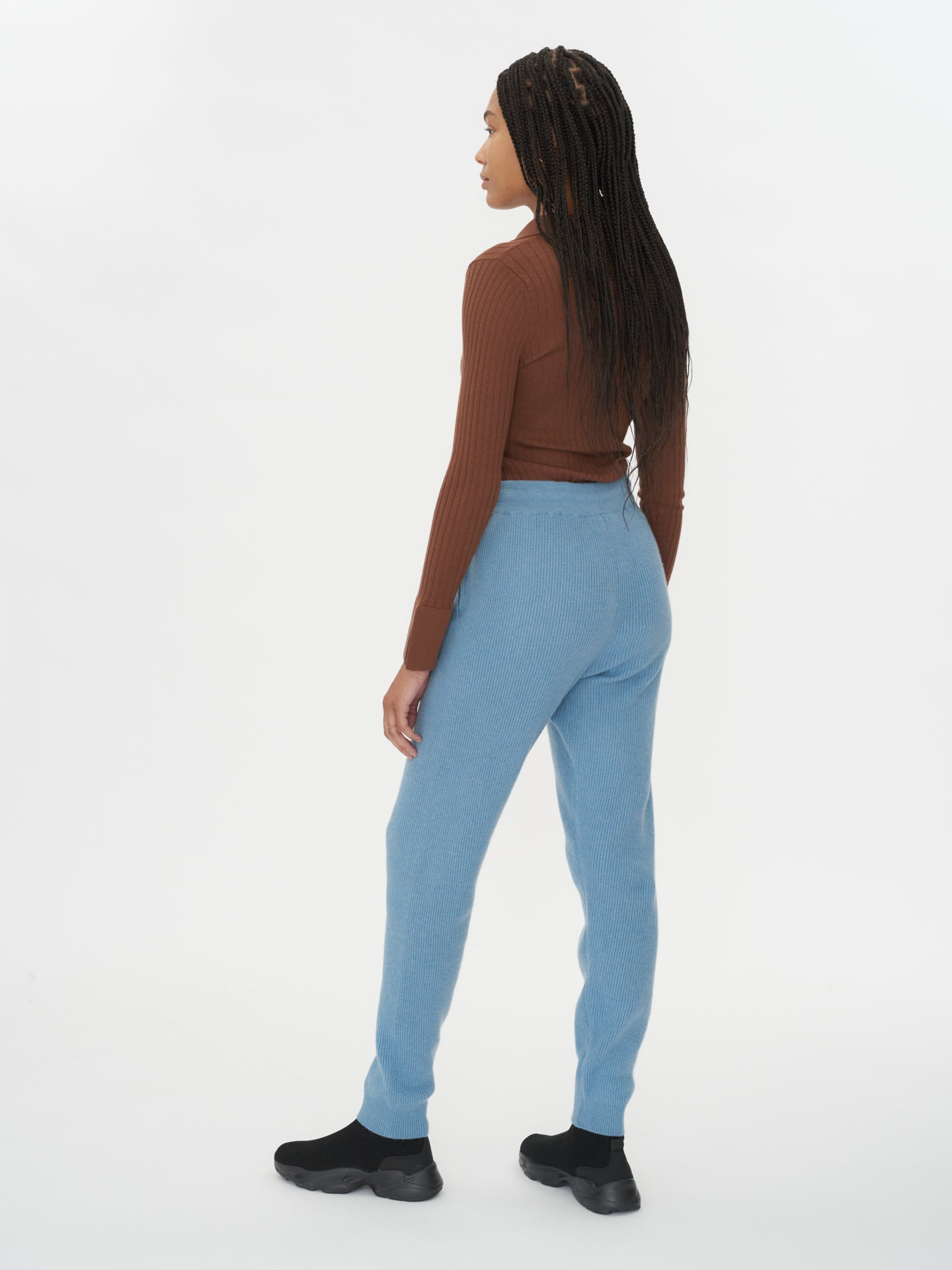 Women's Cashmere Joggers Reef Waters - Gobi Cashmere