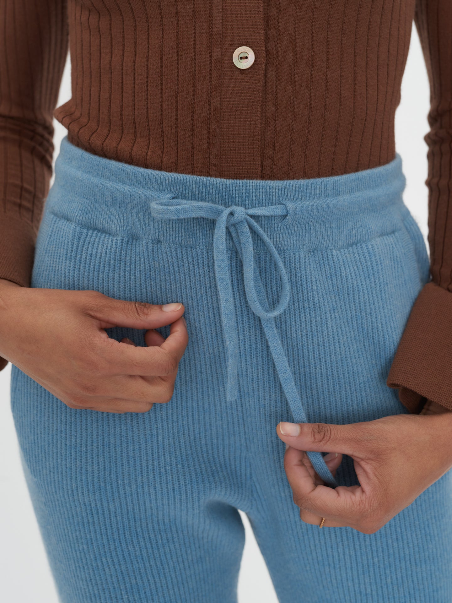 Women's Cashmere Joggers Reef Waters - Gobi Cashmere