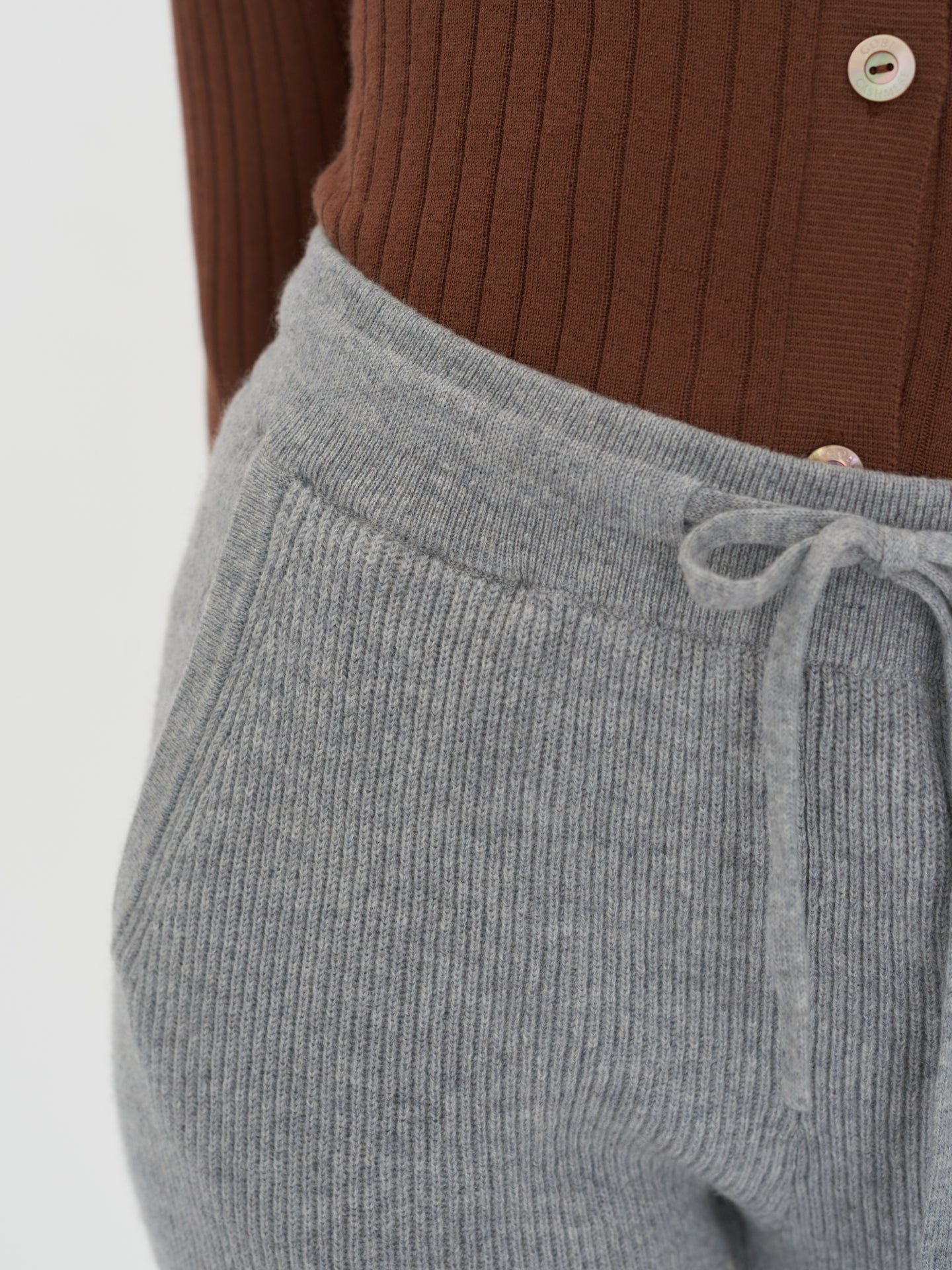 Women's Cashmere Cashmere Joggers Vapor Blue - Gobi Cashmere