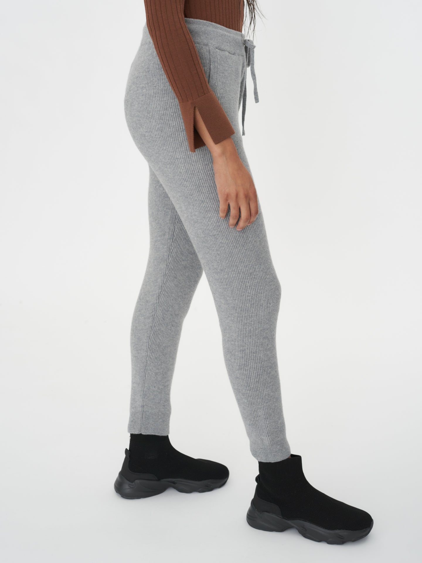 Women's Cashmere Cashmere Joggers Vapor Blue - Gobi Cashmere