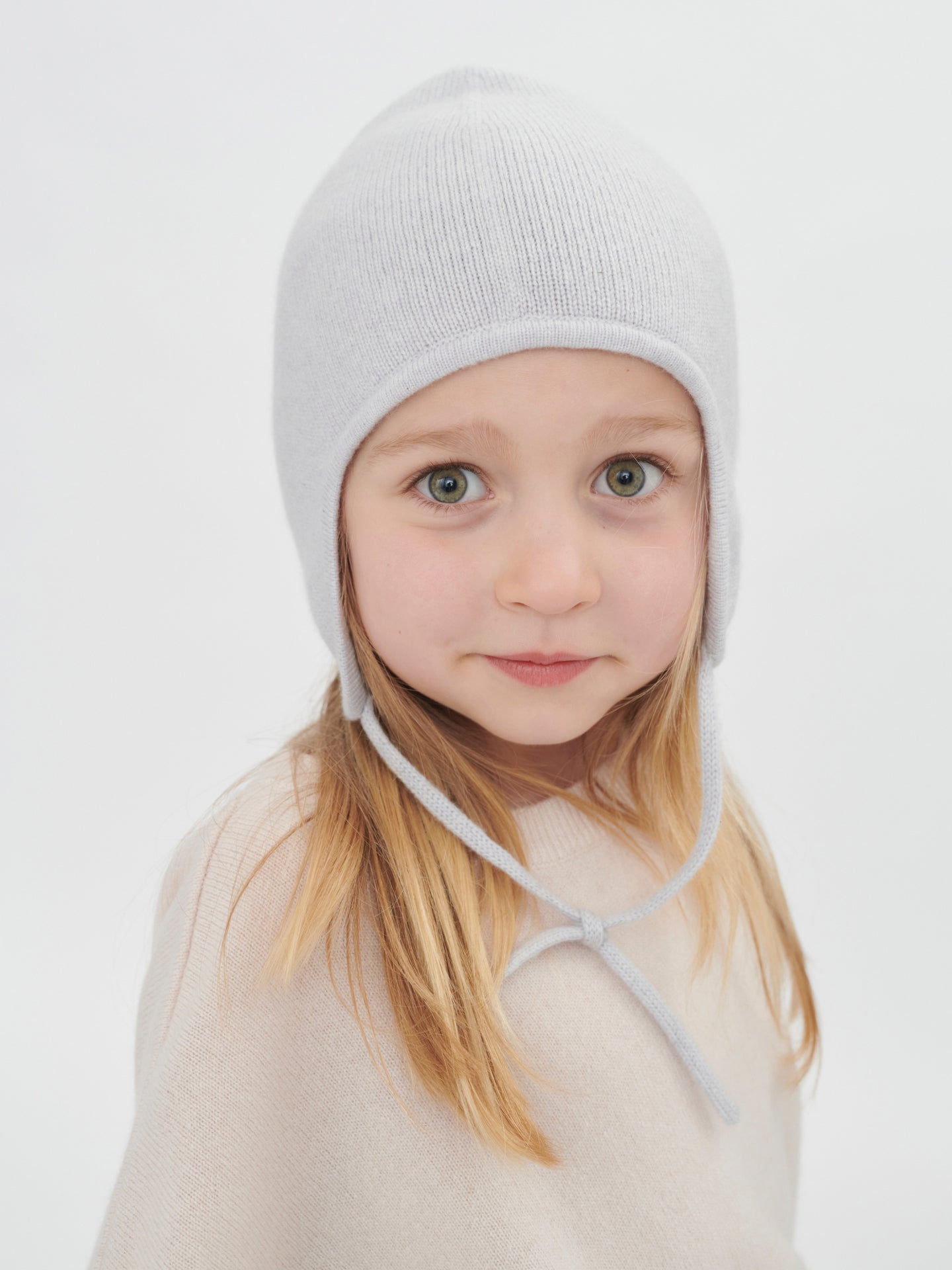 Kids Cashmere Hat Arctic Ice - Gobi Cashmere