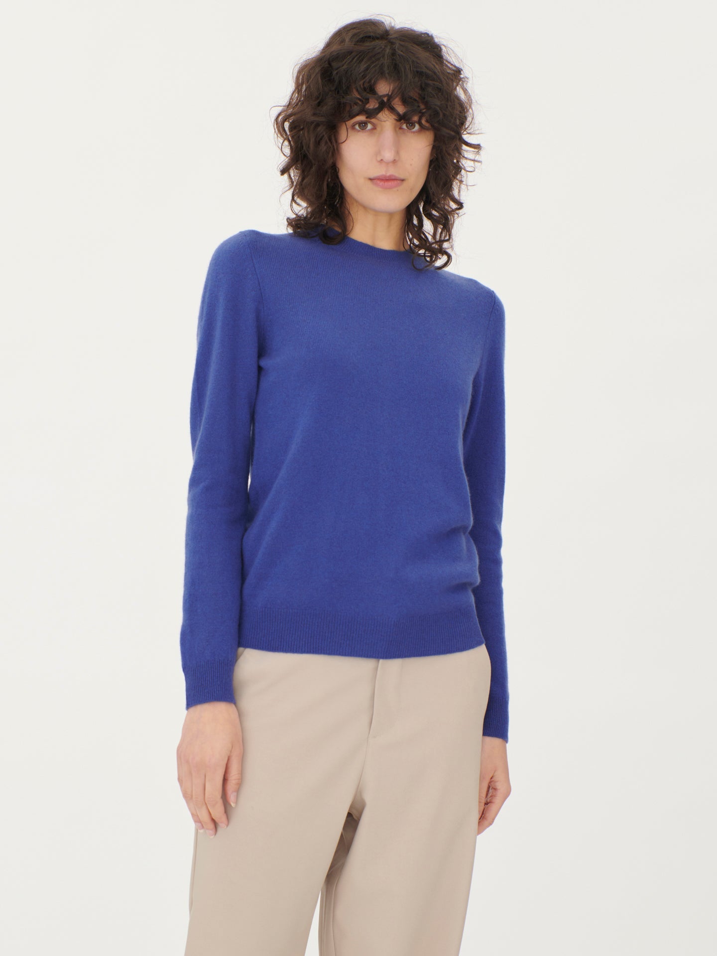 Women's Cashmere $99 Hat & Sweater Twilight Blue - Gobi Cashmere