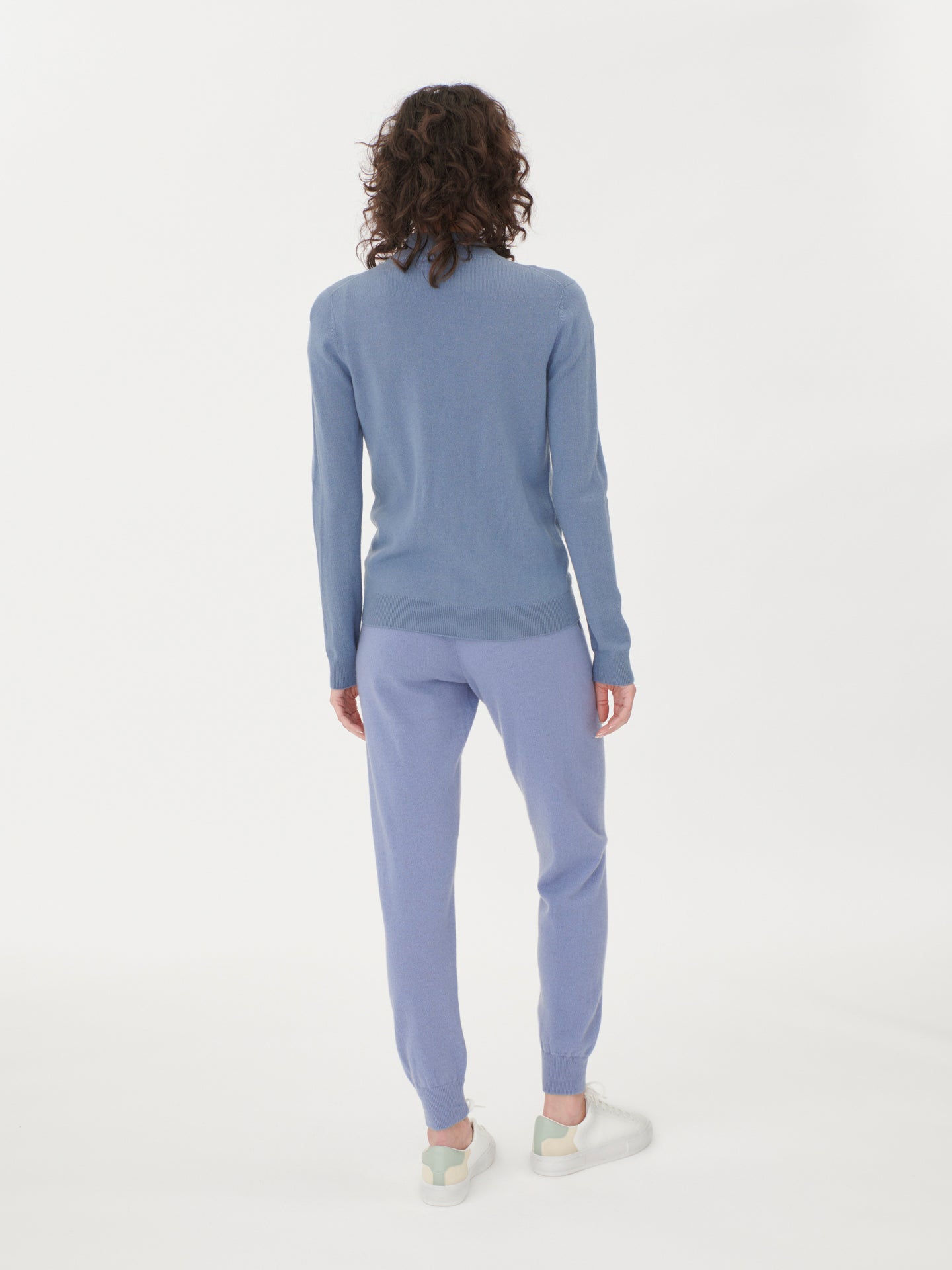 Women's Cashmere Zip Cardigan Purple Impression - Gobi Cashmere