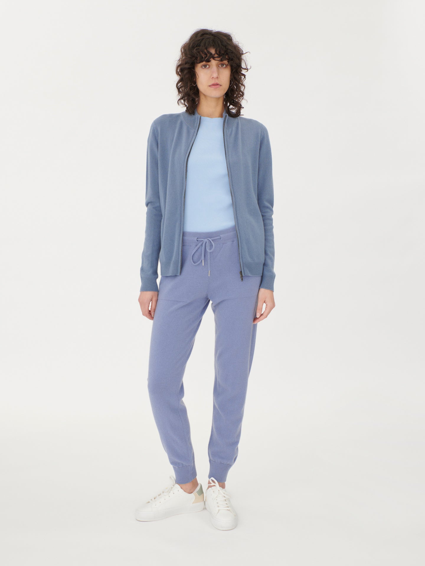 Women's Cashmere Cuffed Jogger English Manor - Gobi Cashmere