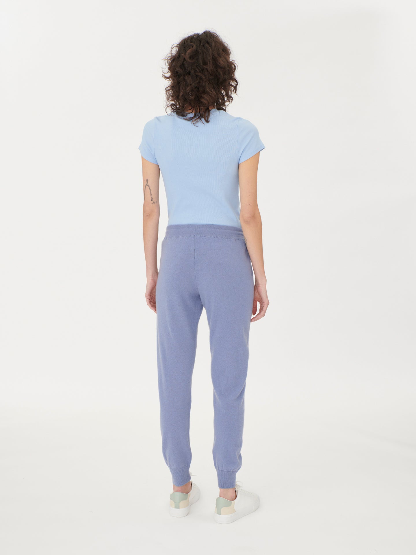 Women's Cashmere Cuffed Jogger English Manor - Gobi Cashmere