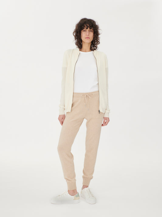 Organic Color Cuffed Cashmere Jogger