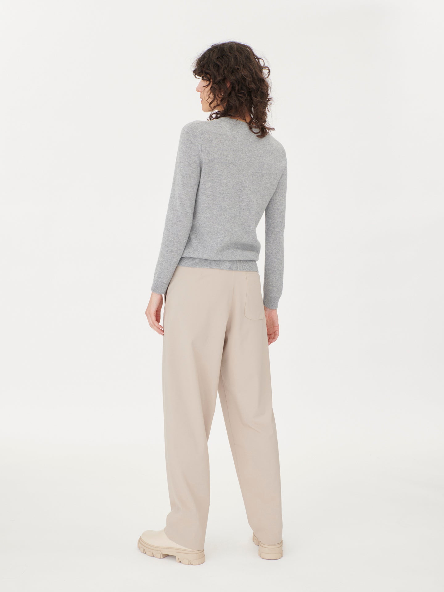 Women's Cashmere $99 Hat & Sweater Vapor Blue - Gobi Cashmere