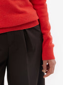 Essential Cashmere Crewneck Sweater Fiesta - Gobi Cashmere #color_fiesta