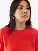 Essential Cashmere Crewneck Sweater Fiesta - Gobi Cashmere #color_fiesta