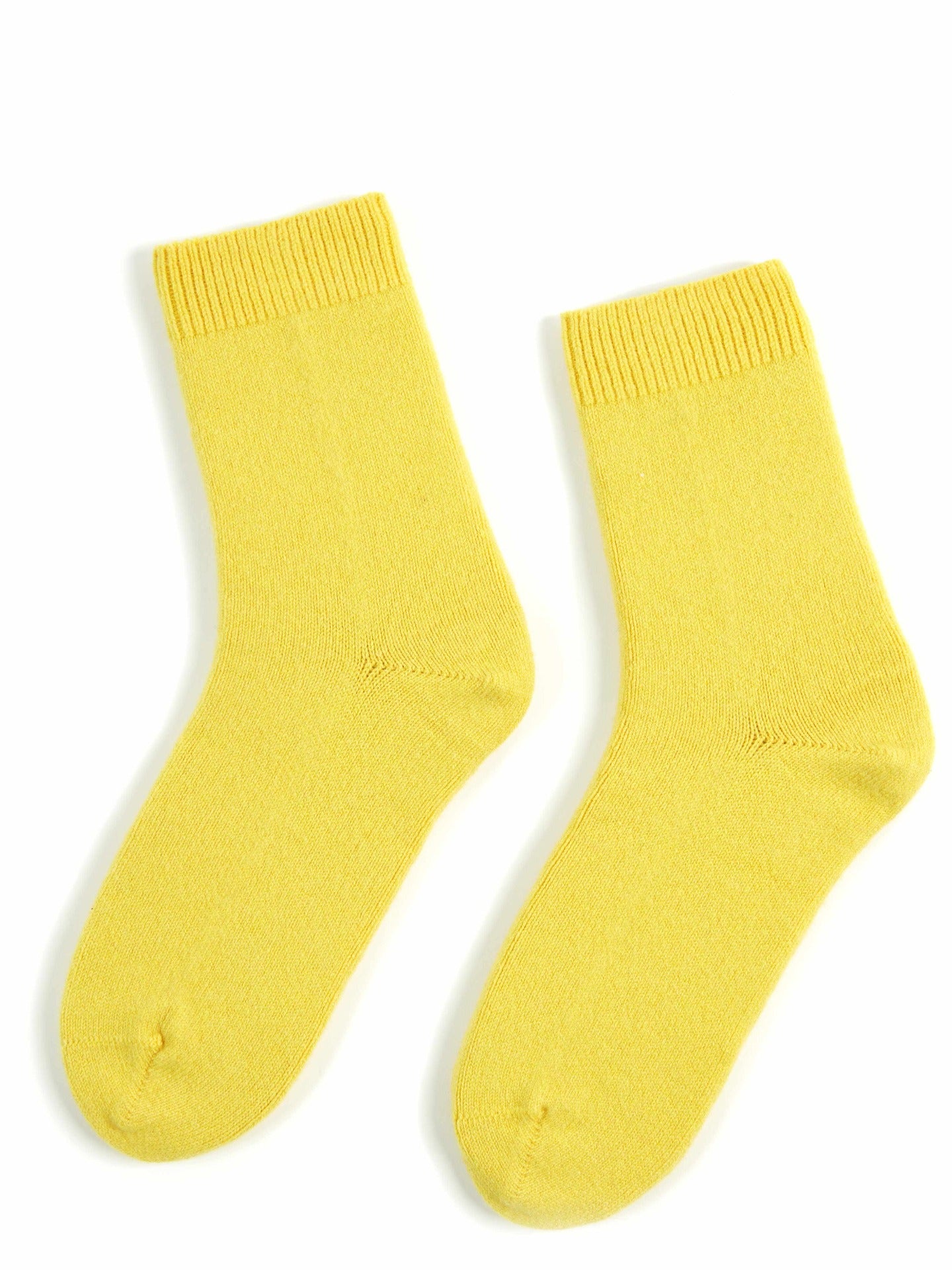 Women's Cashmere  Basic Socks Citronelle - Gobi Cashmere