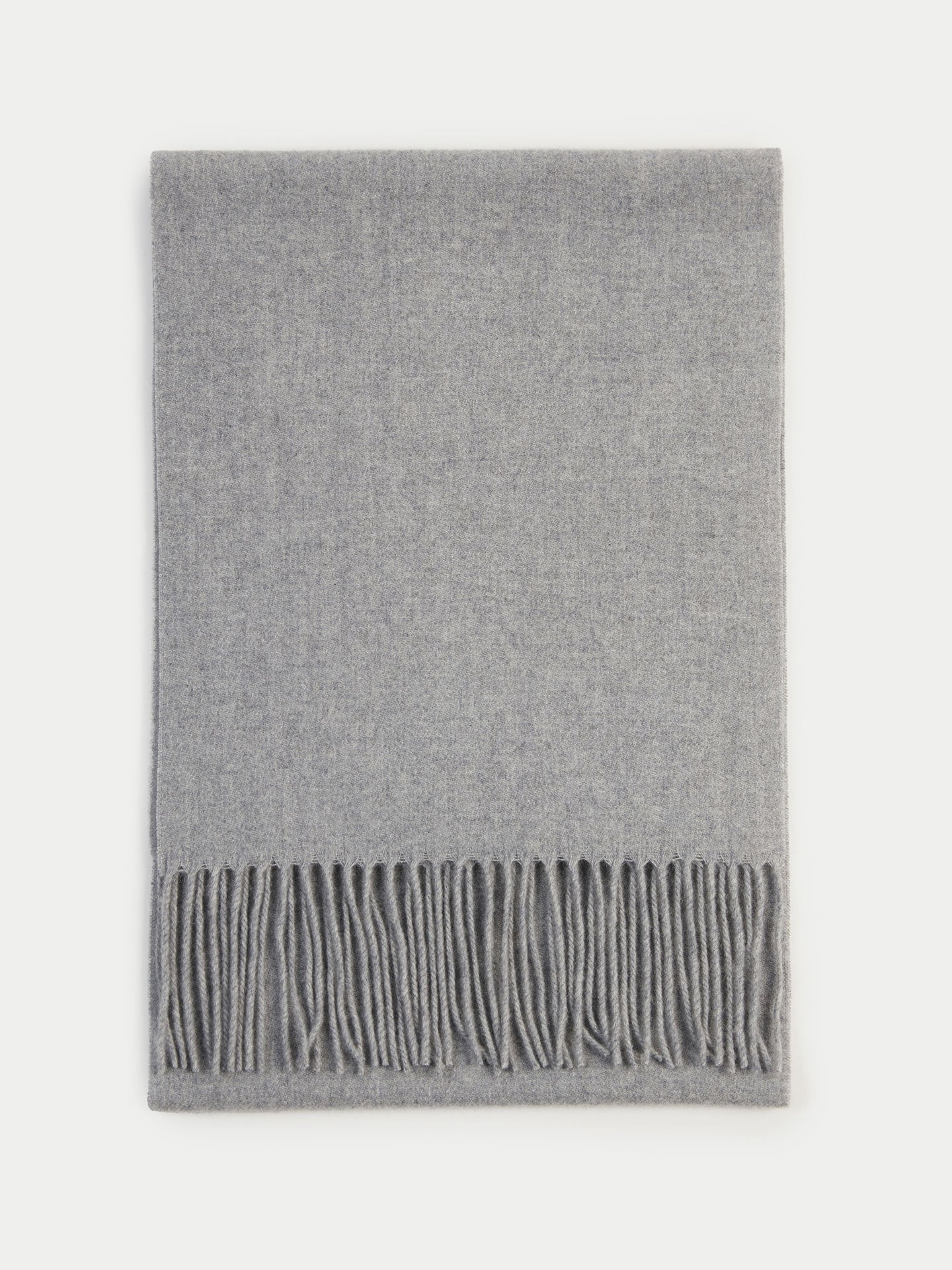 Unisex Cashmere Fringe Scarf Vapor Blue - Gobi Cashmere