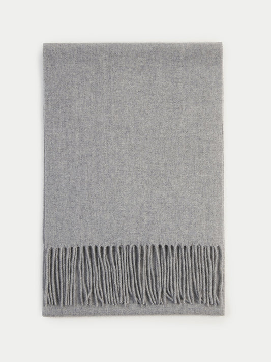 Unisex Cashmere Fringe Scarf Vapor Blue - Gobi Cashmere