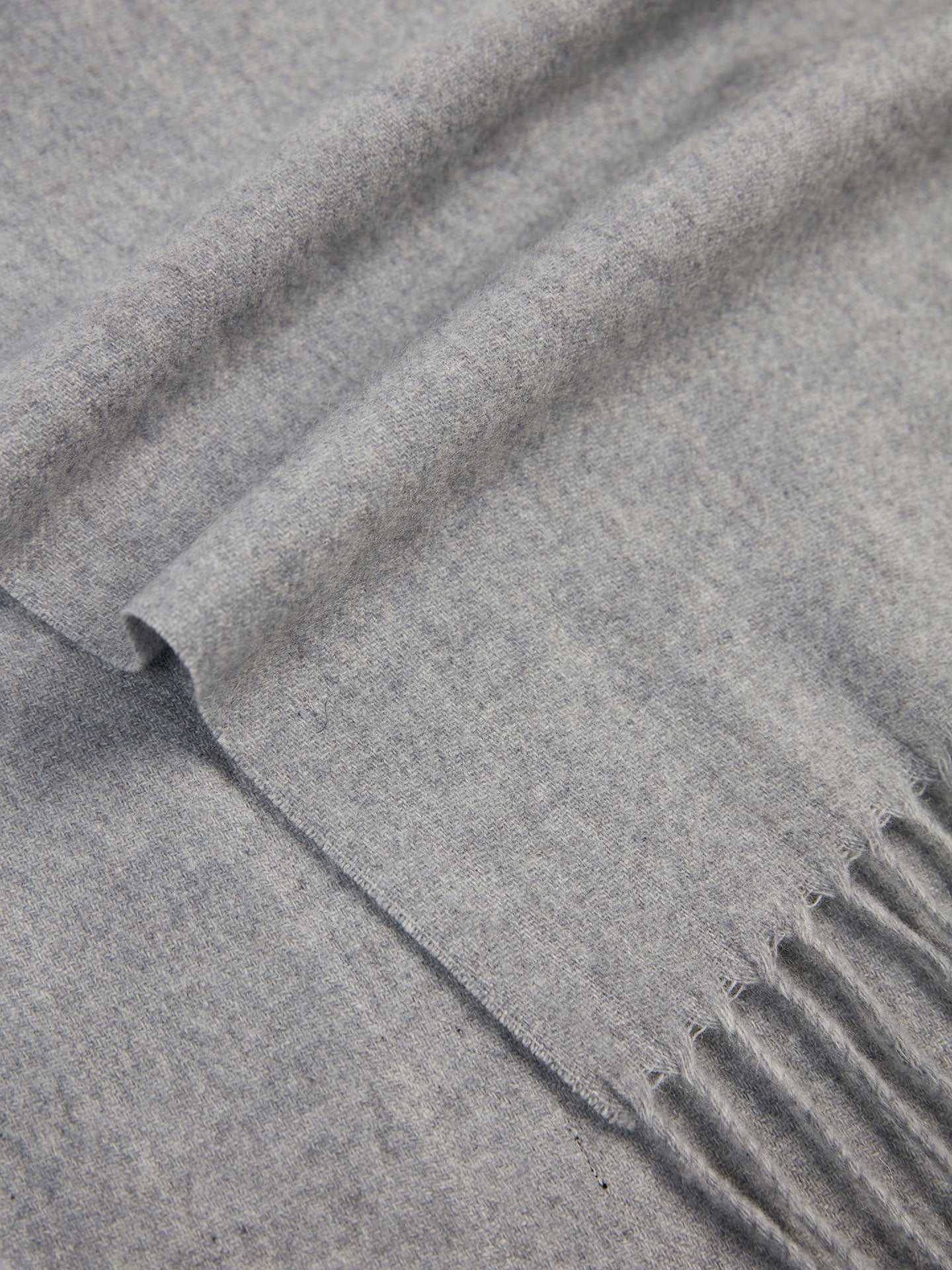Unisex Cashmere Fringe Scarf Vapor Blue - Gobi Cashmere