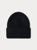 black beanie on a light gray background  #color_black