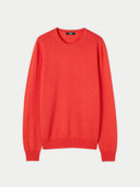 Men's Essential Crewneck Cashmere Sweater - Pure Mongolian Cashmere Fiesta - Gobi Cashmere #color_fiesta