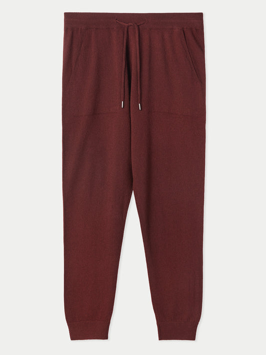Men's Cashmere Jogger Decadent Chocolate - Gobi Cashmere