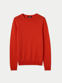 Essential Cashmere Crewneck Sweater Fiesta - Gobi Cashmere #color_fiesta