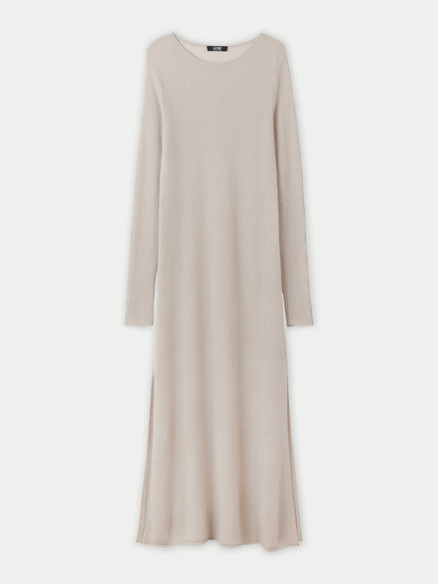 Women's Cashmere Lightweight Dress Chateau Gray - Gobi Cashmere