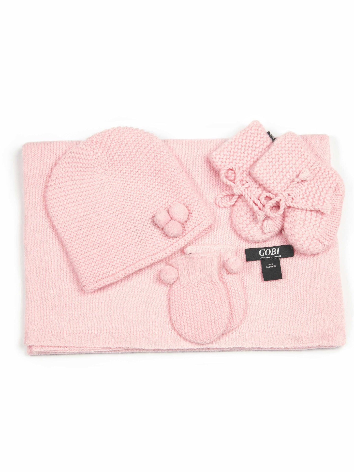 Unisex Cashmere Baby Set Almond Blossom - Gobi Cashmere